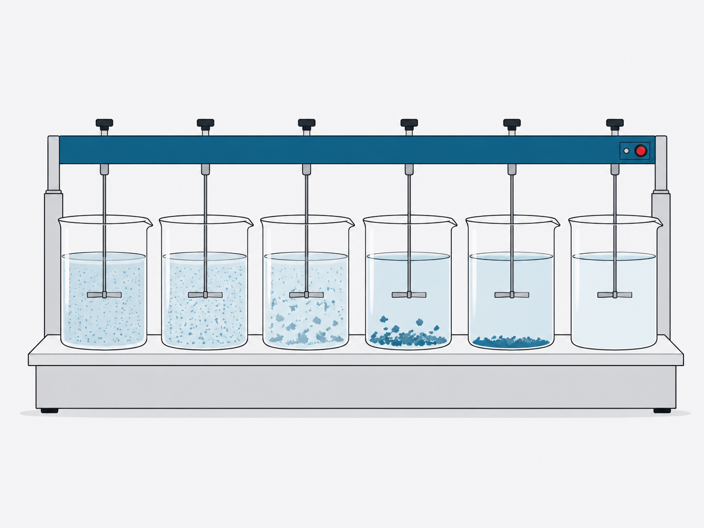บริการทดลองการตกตะกอน (Jar Test)