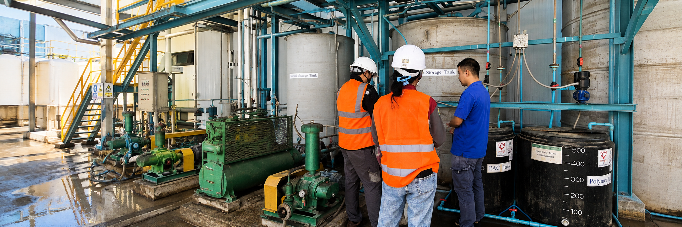 วิศวกรรมระบบน้ำ (RO / Cooling / Boiler)