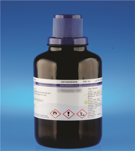 1,1,2,2-Tetrachloroethane,Liquid,98.5%, AR,(500ml)