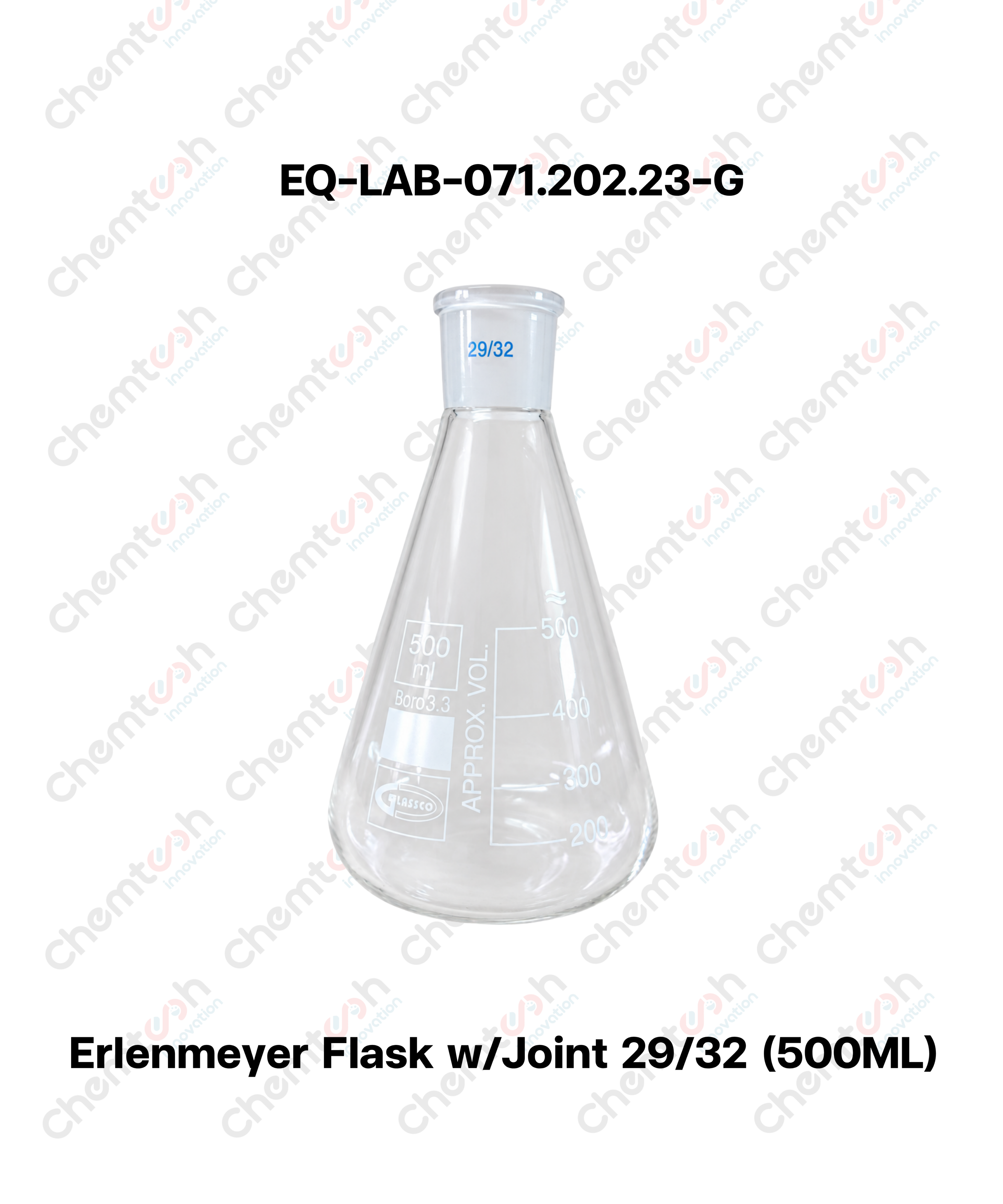 Erlenmeyer Flask w/Joint 29/32 (500 ml)